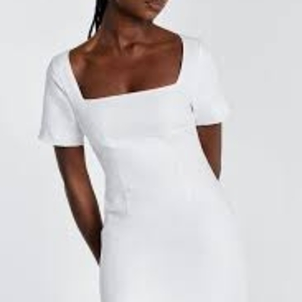 Dissh Jamie White Linen Dress